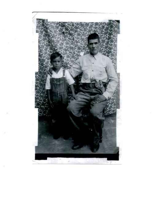 Jesus Rubio Flores (seated) w/grand son Carlos Rubio Medina(standing)